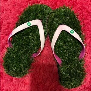 GFF Grass Thong Flip Flops